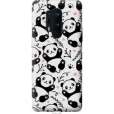 Чехол на OnePlus 8 Pro Панды (4318u-1896)