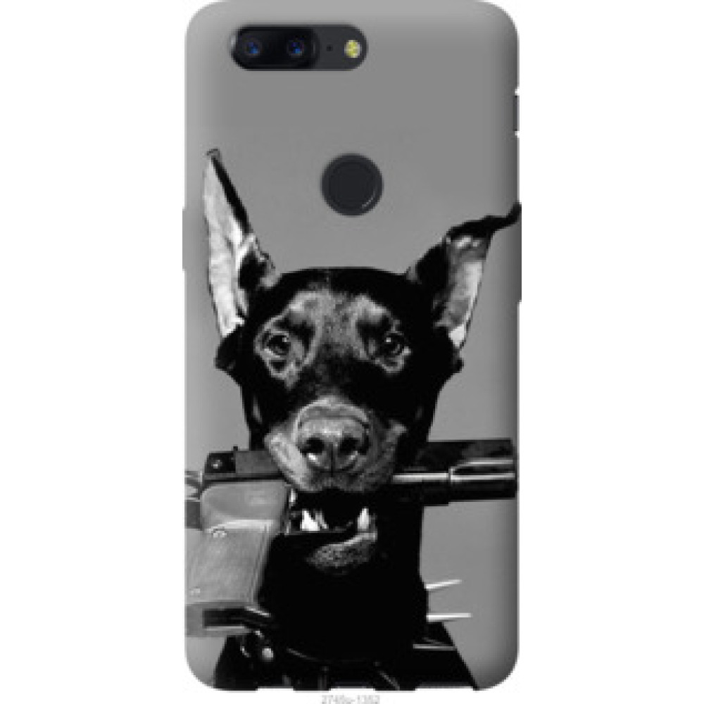 Чохол на OnePlus 5T Доберман (2745u-1352)