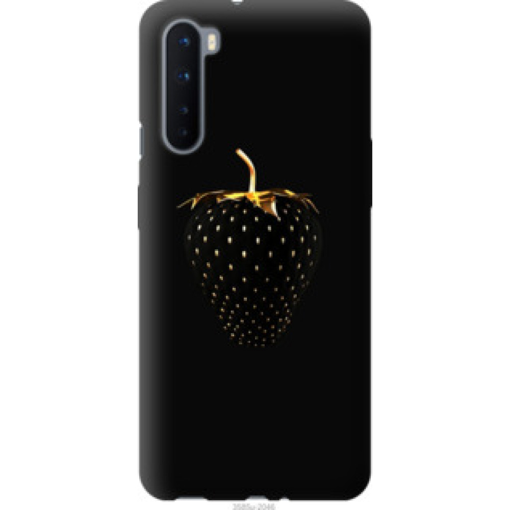 Чохол на OnePlus Nord Черная клубника (3585u-2046)