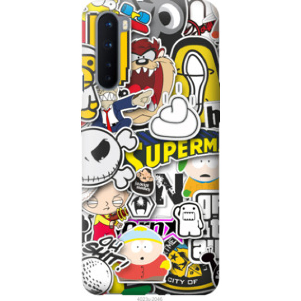 Чехол на OnePlus Nord Popular logos (4023u-2046)