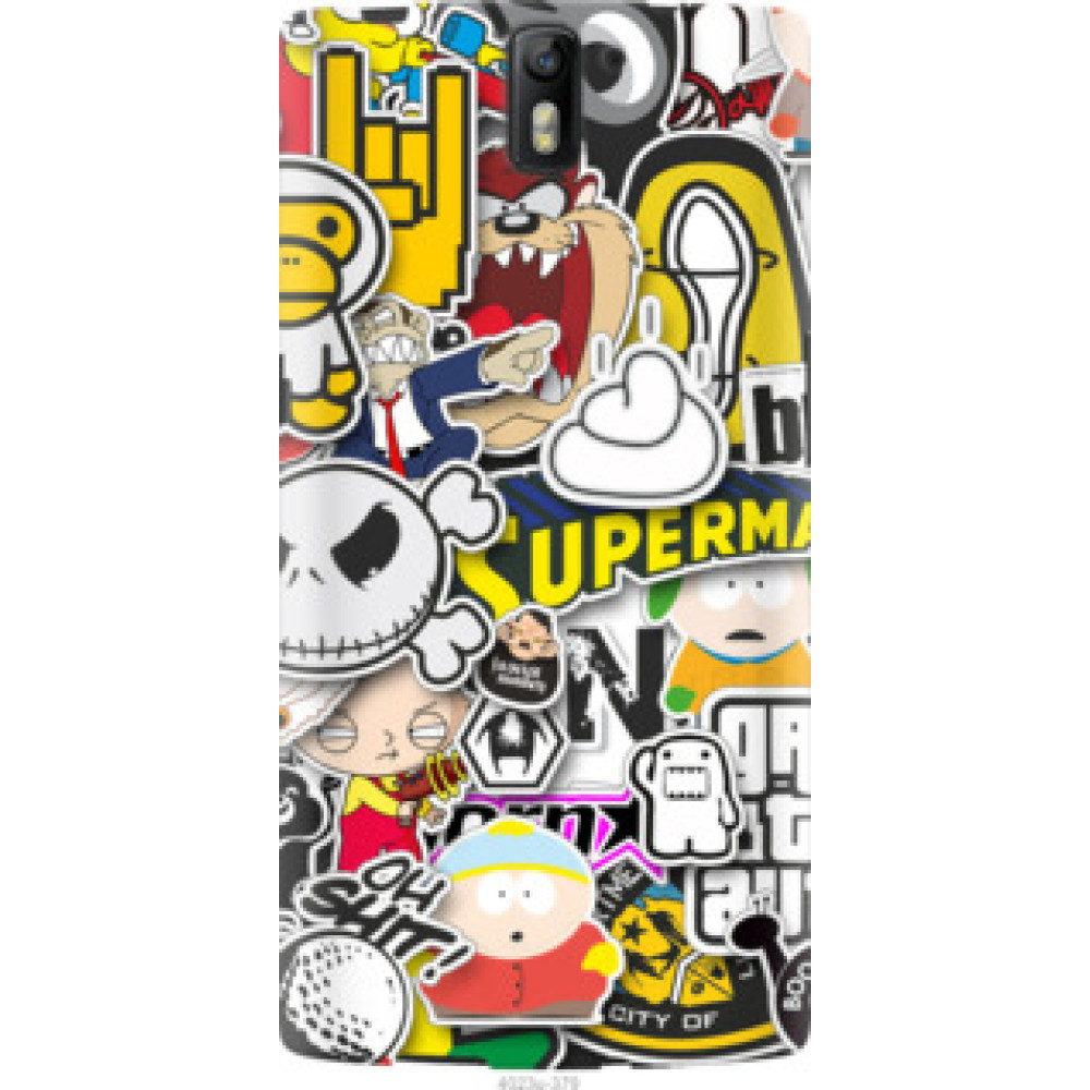 Чехол на OnePlus 1 Popular logos (4023u-379)