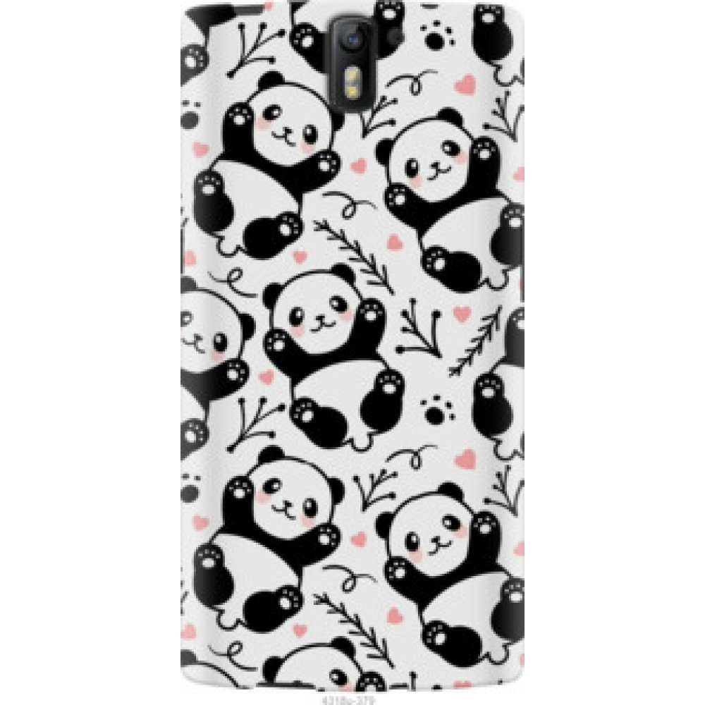 Чохол на OnePlus 1 Панды (4318u-379)