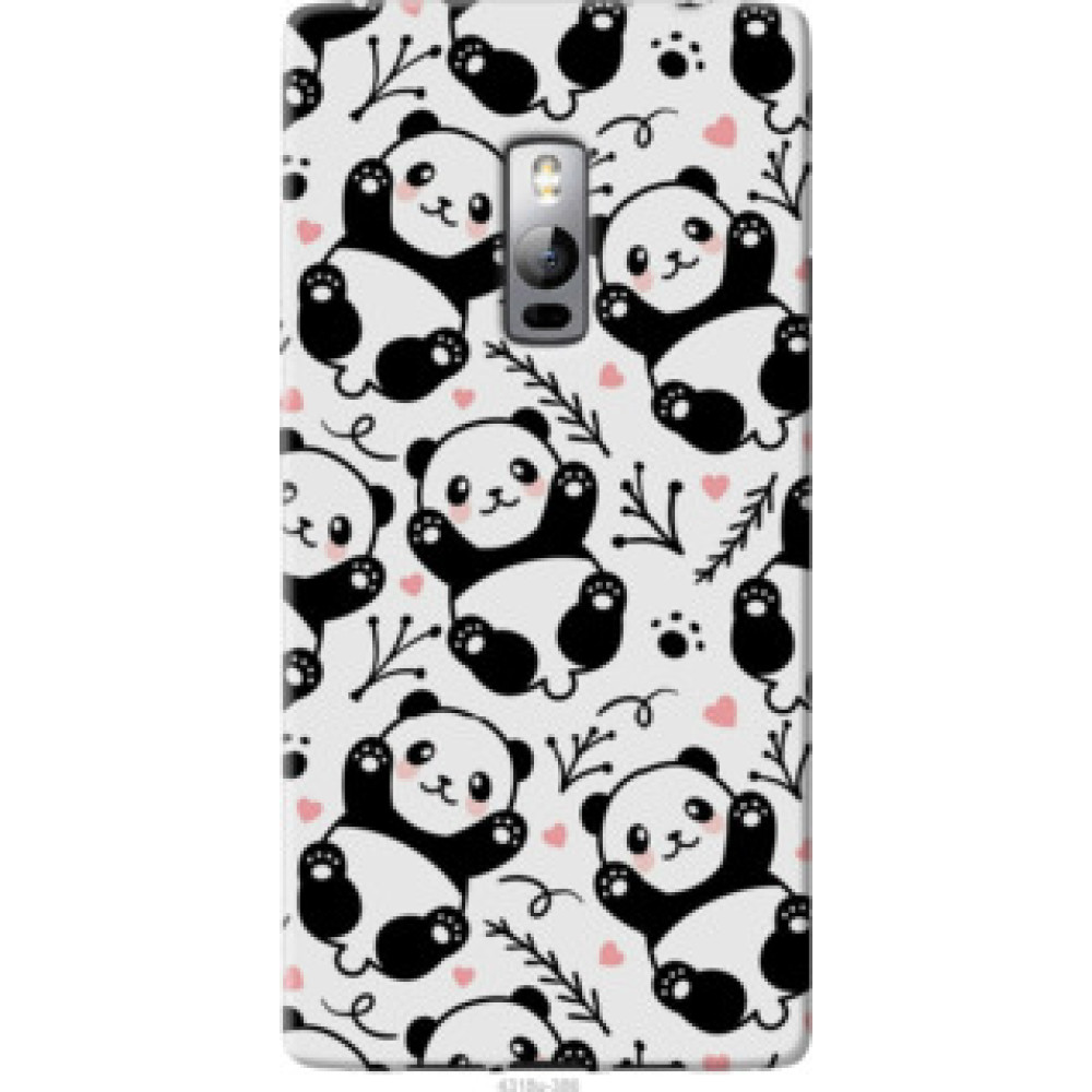 Чехол на OnePlus 2 Панды (4318u-386)