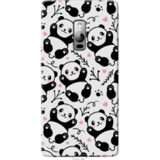 Чехол на OnePlus 2 Панды (4318u-386)