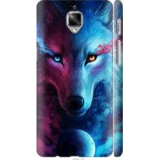 Чехол на OnePlus 3 Арт-волк (3999c-334)