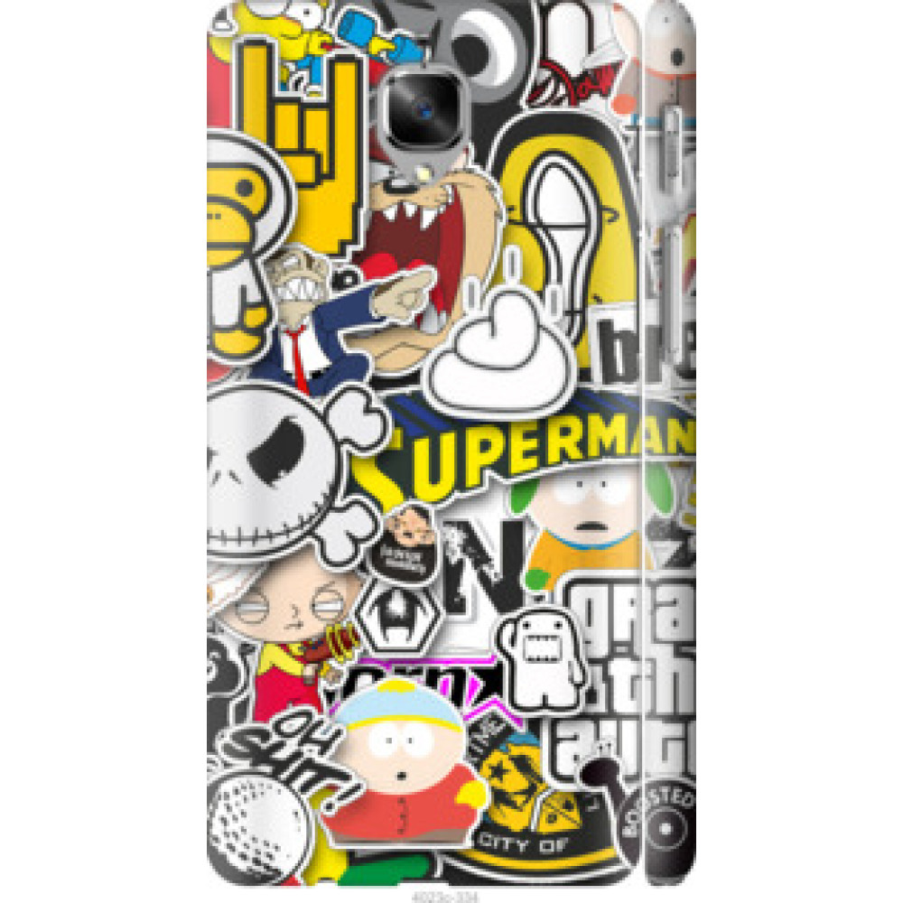 Чехол на OnePlus 3T Popular logos (4023c-1617)