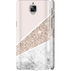 Чехол на OnePlus 3 Пастельный мрамор (4342c-334)