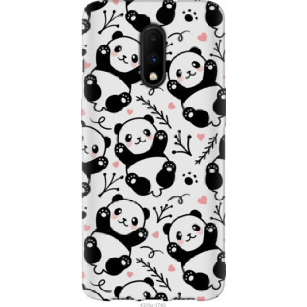Чехол на OnePlus 7 Панды (4318u-1740)