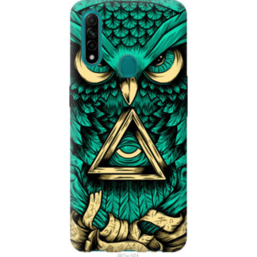 Чехол на Oppo A31 Сова Арт-тату (3971u-1074)