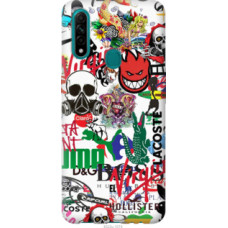 Чехол на Oppo A31 Many different logos (4022u-1074)