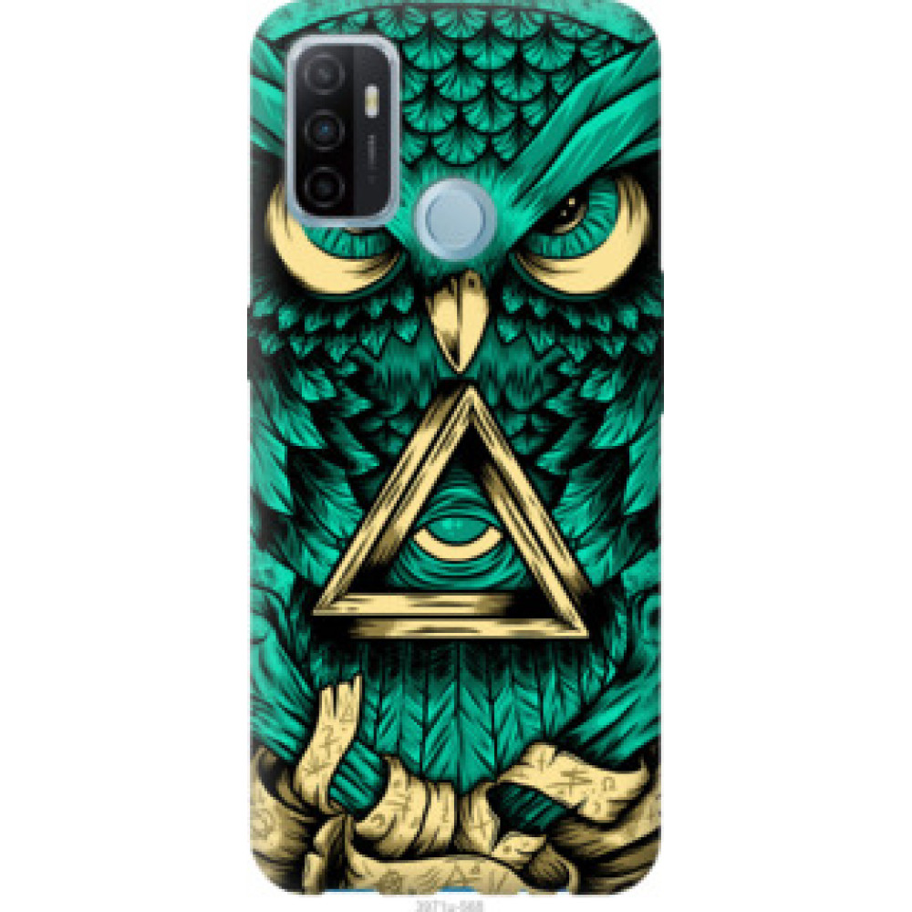 Чехол на Oppo A53 Сова Арт-тату (3971u-568)