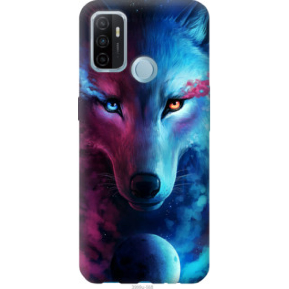 Чехол на Oppo A53 Арт-волк (3999u-568)