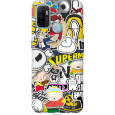 Чехол на Oppo A53 Popular logos (4023u-568)