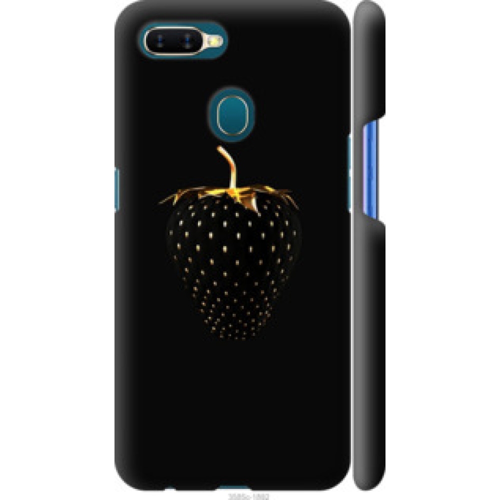 Чехол на Oppo A5S Черная клубника (3585c-1892)