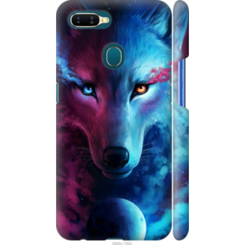Чехол на Oppo A5S Арт-волк (3999c-1892)