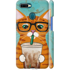 Чехол на Oppo A5S Зеленоглазый кот в очках (4054c-1892)