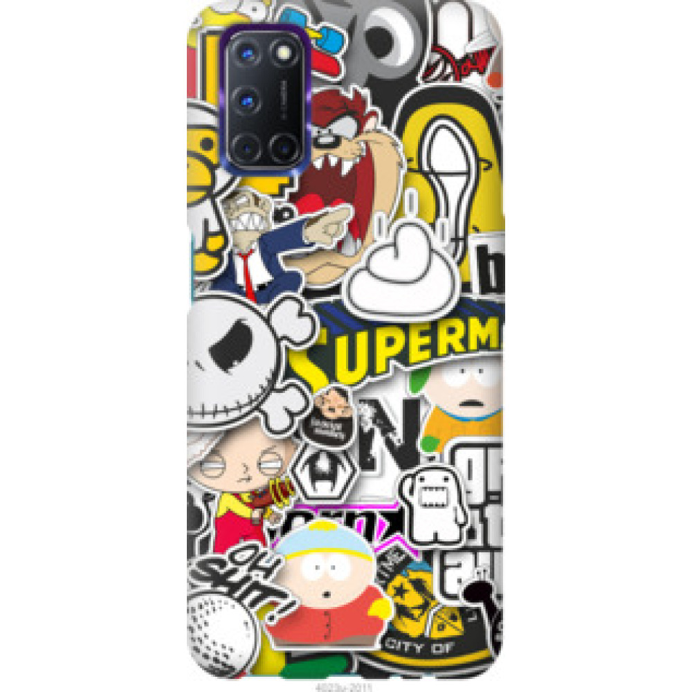 Чохол на Oppo A72 Popular logos (4023u-2011)