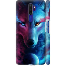 Чехол на Oppo A5 2020 Арт-волк (3999c-1888)
