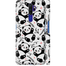 Чехол на Oppo A5 2020 Панды (4318c-1888)