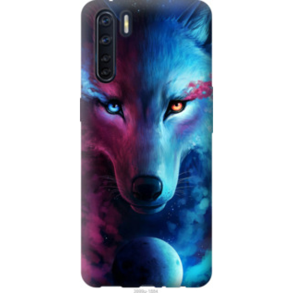 Чехол на Oppo A91 Арт-волк (3999u-1884)