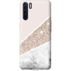 Чехол на Oppo A91 Пастельный мрамор (4342u-1884)