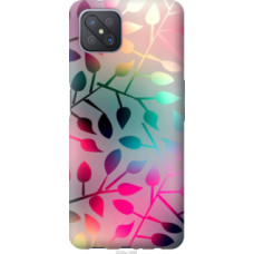 Чехол на Oppo A92S Листья (2235u-1926)