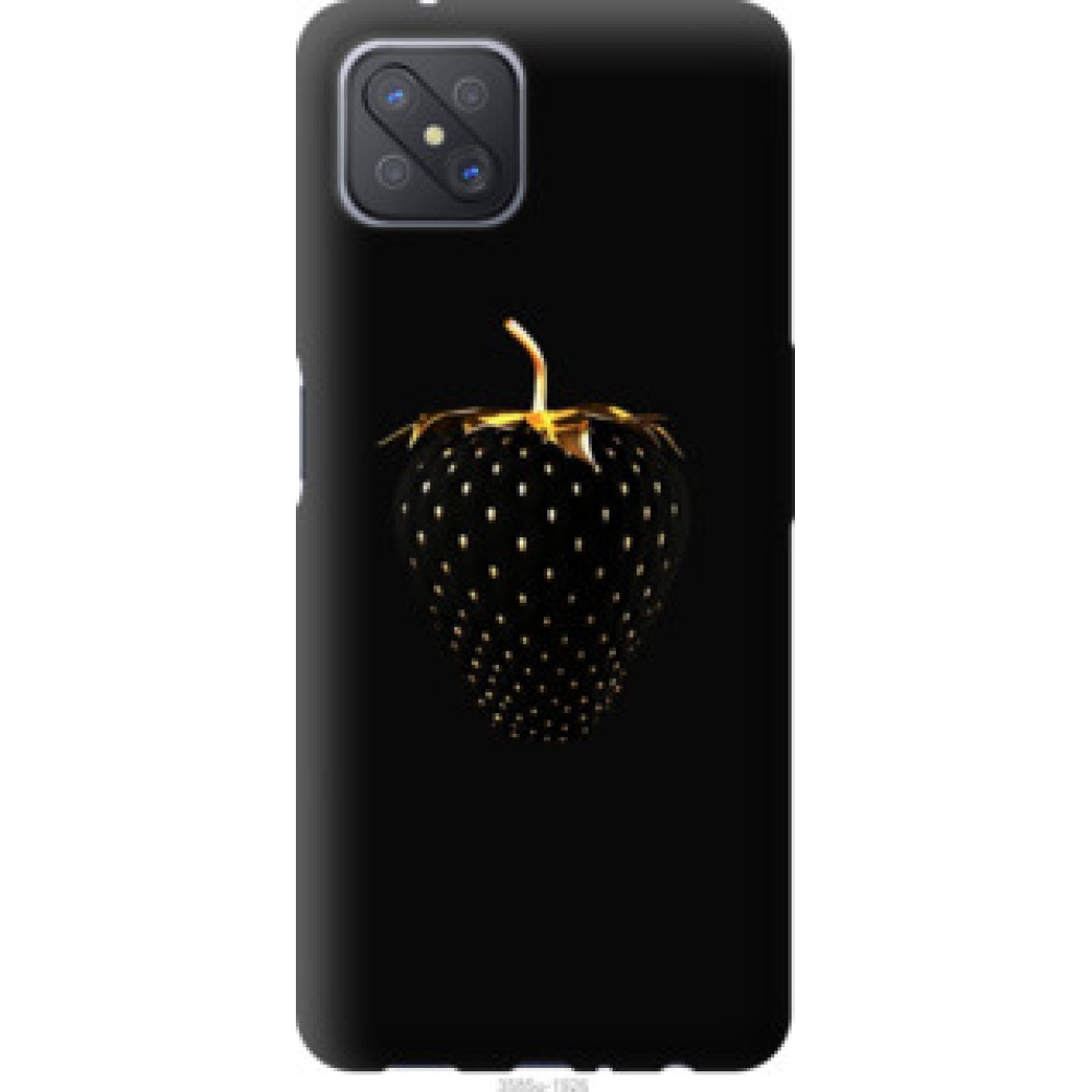 Чехол на Oppo Reno 4 Z Черная клубника (3585u-2278)