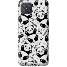 Чехол на Oppo A92S Панды (4318u-1926)