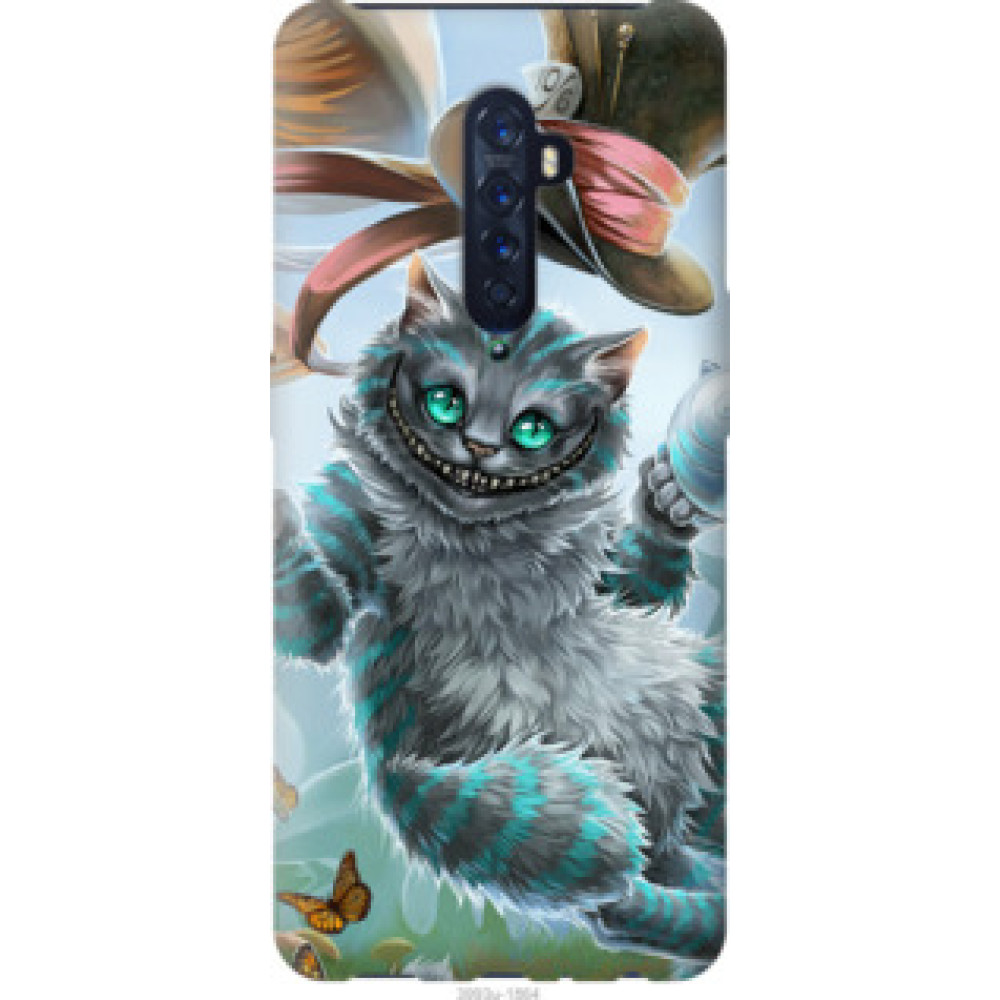 Чехол на Oppo Reno 2 Чеширский кот 2 (3993u-1864)