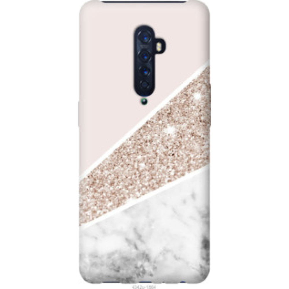 Чехол на Oppo Reno 2 Пастельный мрамор (4342u-1864)