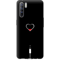 Чехол на Oppo Reno 3 Подзарядка сердца (4274u-1901)