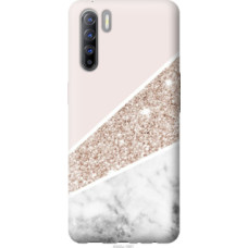 Чехол на Oppo Reno 3 Пастельный мрамор (4342u-1901)