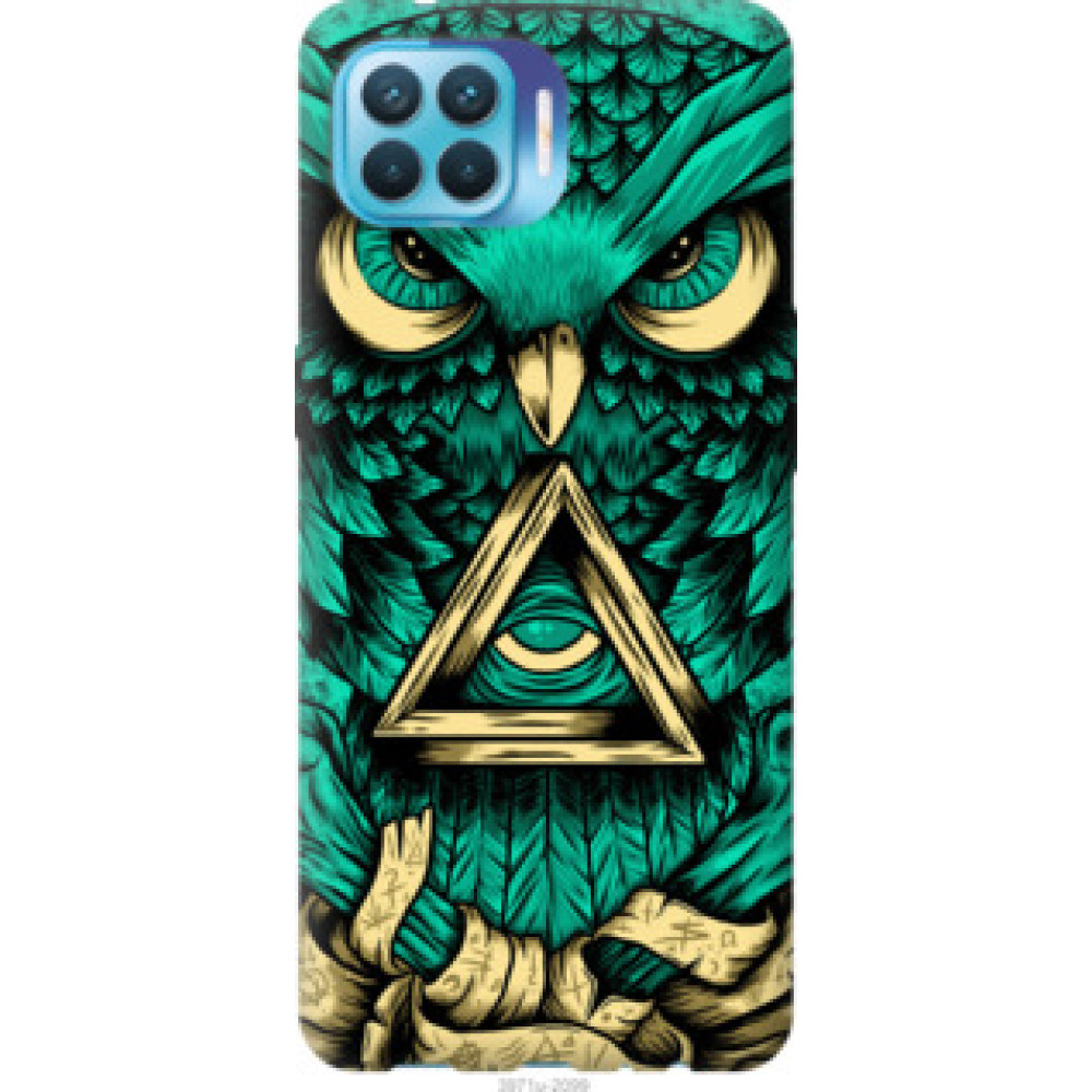 Чохол на Oppo Reno 4 Lite Сова Арт-тату (3971u-2099)