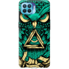 Чехол на Oppo Reno 4 Lite Сова Арт-тату (3971u-2099)