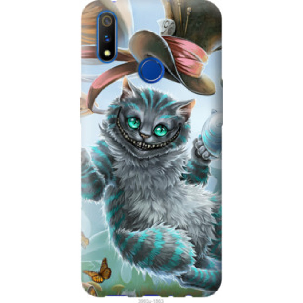 Чехол на Realme X Lite Чеширский кот 2 (3993u-2030)