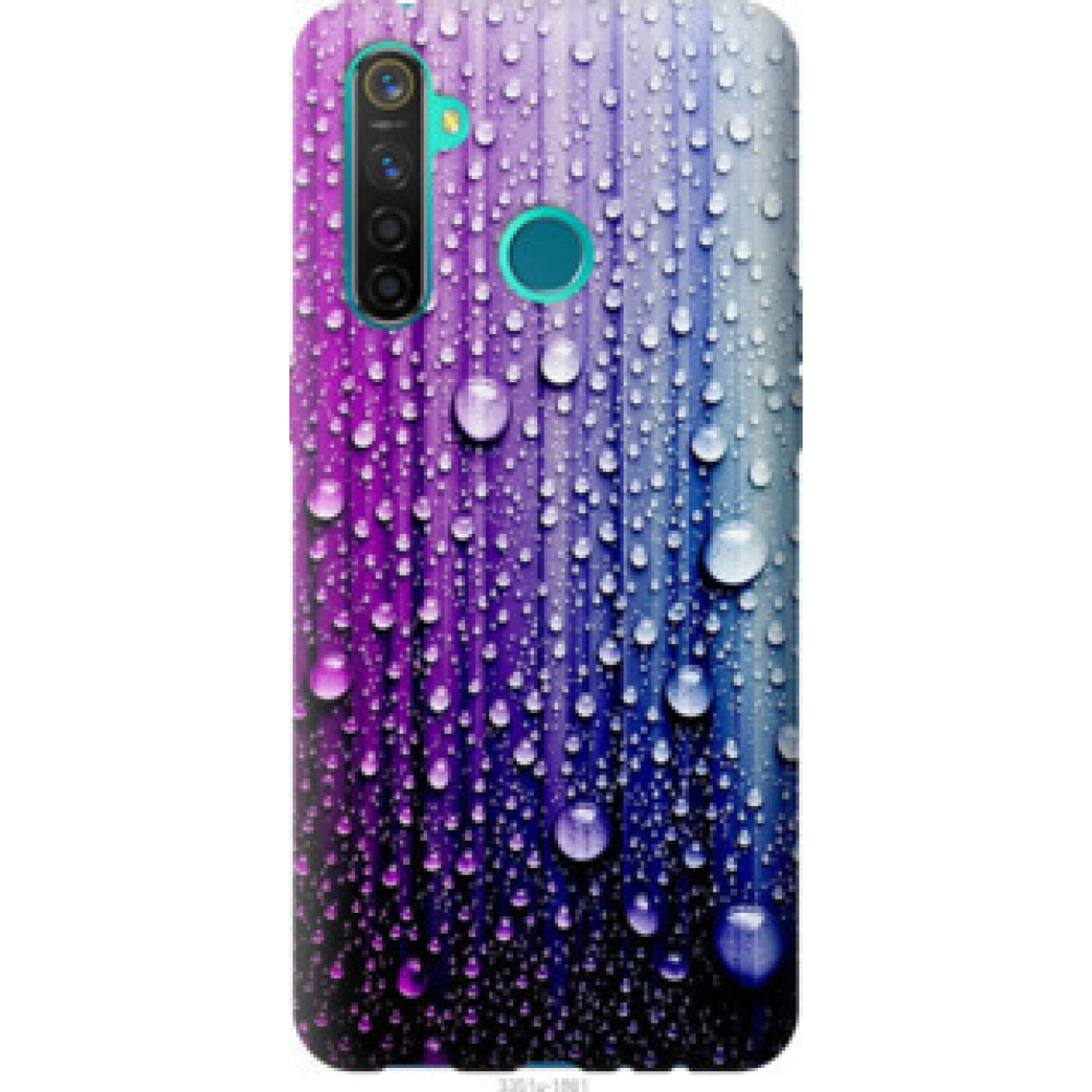 Чехол на Realme 5 Pro Капли воды (3351u-1861)