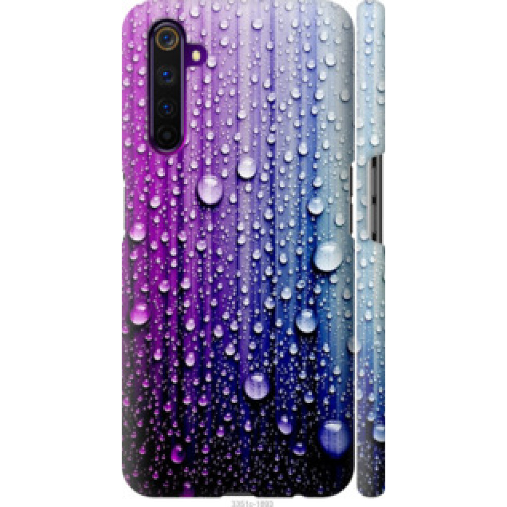 Чехол на Realme 6 Pro Капли воды (3351c-1893)