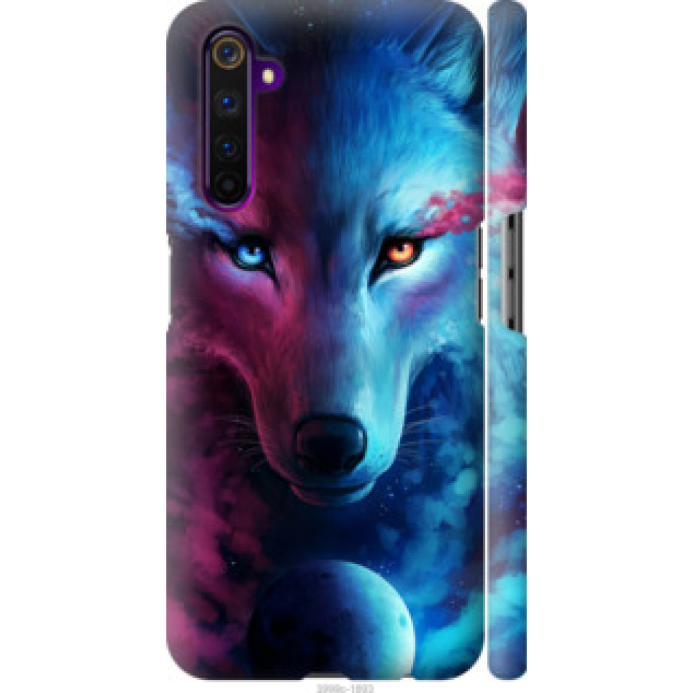 Чехол на Realme 6 Pro Арт-волк (3999c-1893)