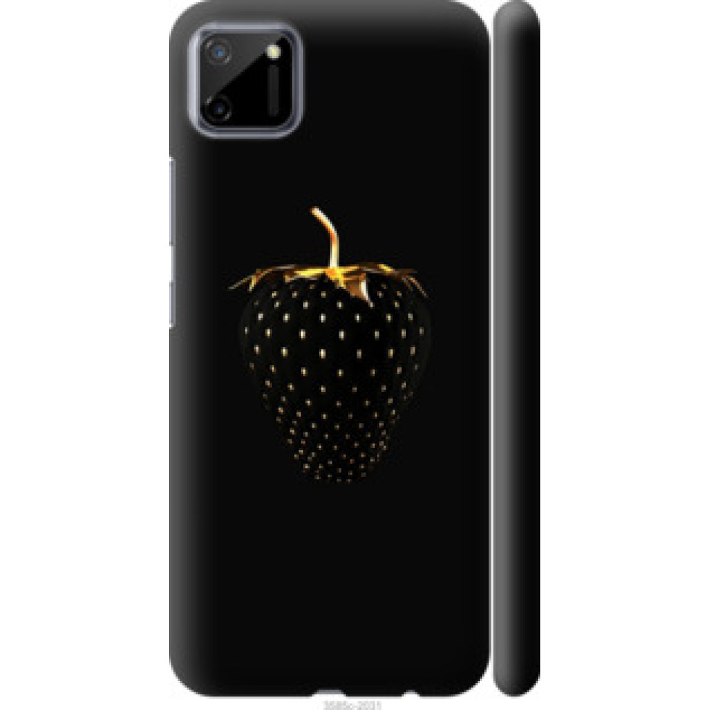 Чохол на Realme C11 Черная клубника (3585c-2031)