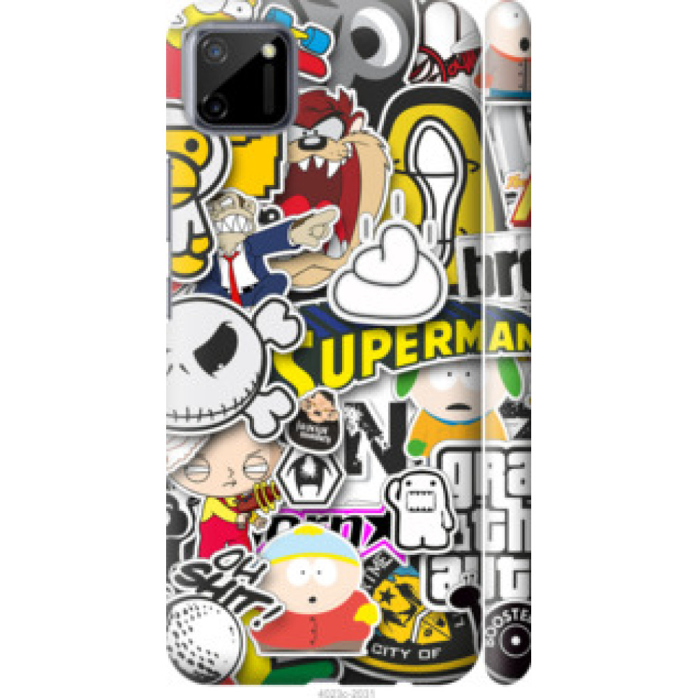 Чохол на Realme C11 Popular logos (4023c-2031)