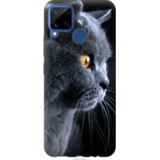 Чехол на Realme C15 Красивый кот (3038u-2063)