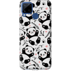 Чехол на Realme C15 Панды (4318u-2063)