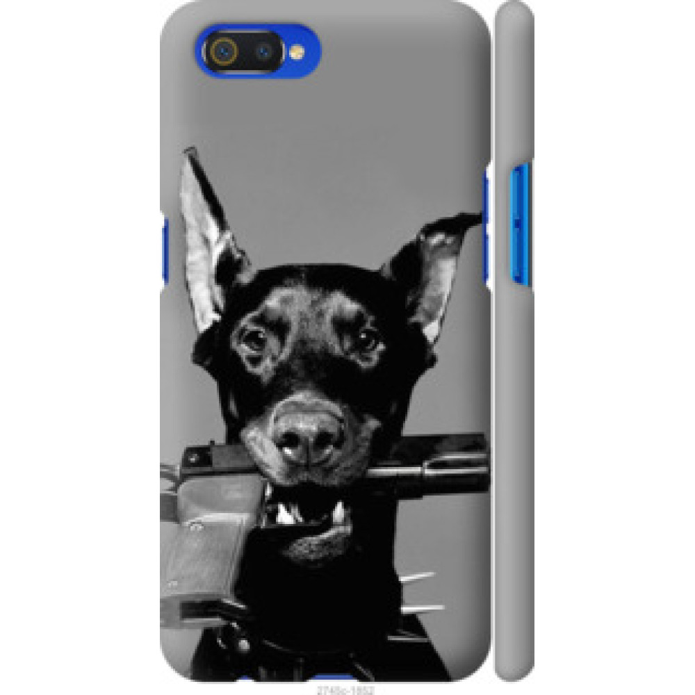 Чохол на Realme C2 Доберман (2745c-1852)