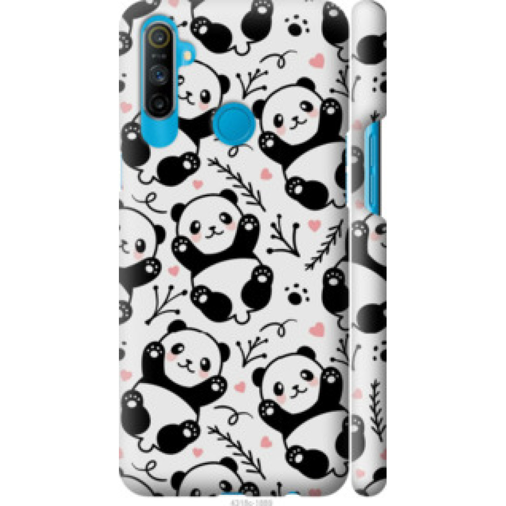 Чехол на Realme C3 Панды (4318c-1889)