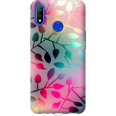Чехол на Realme 3 Листья (2235u-1869)
