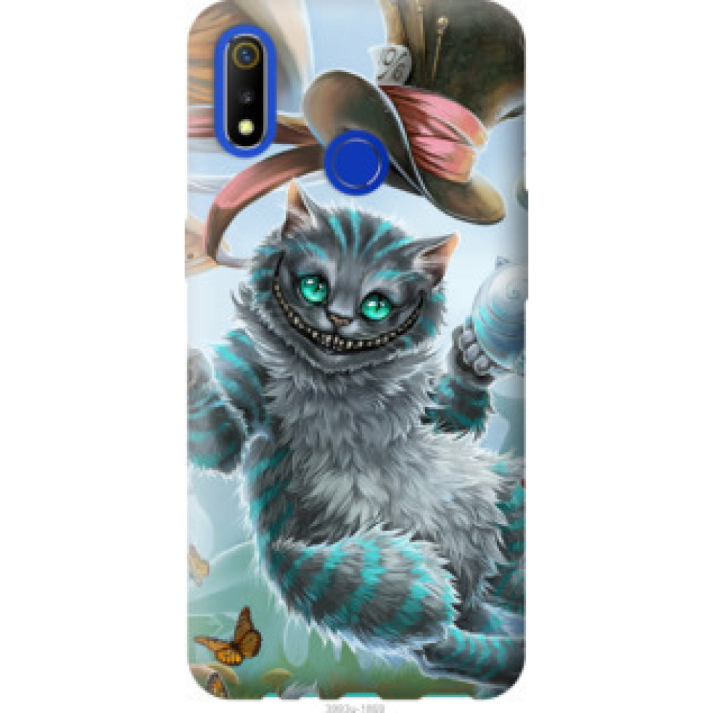 Чехол на Realme 3 Чеширский кот 2 (3993u-1869)