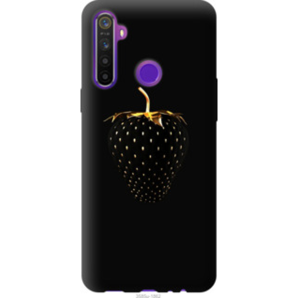 Чехол на Realme 6i Черная клубника (3585c-2059)