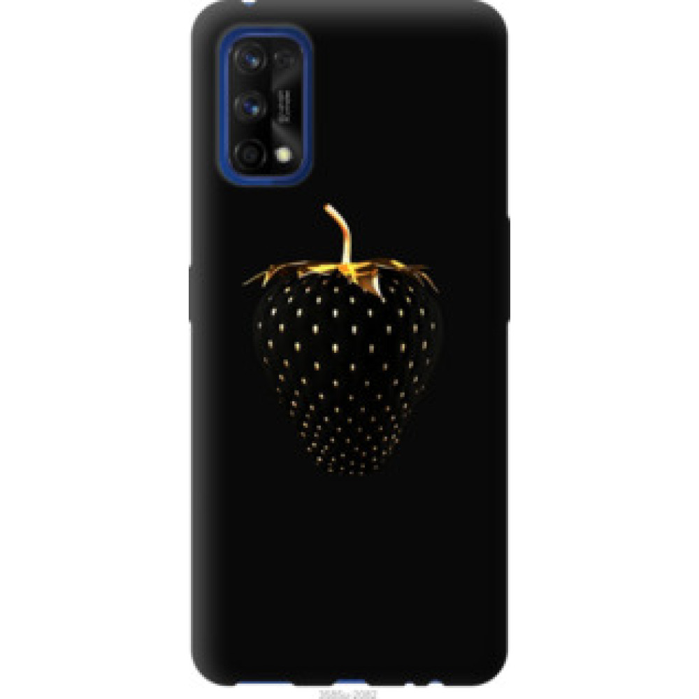 Чохол на Realme 7 Pro Черная клубника (3585u-2082)