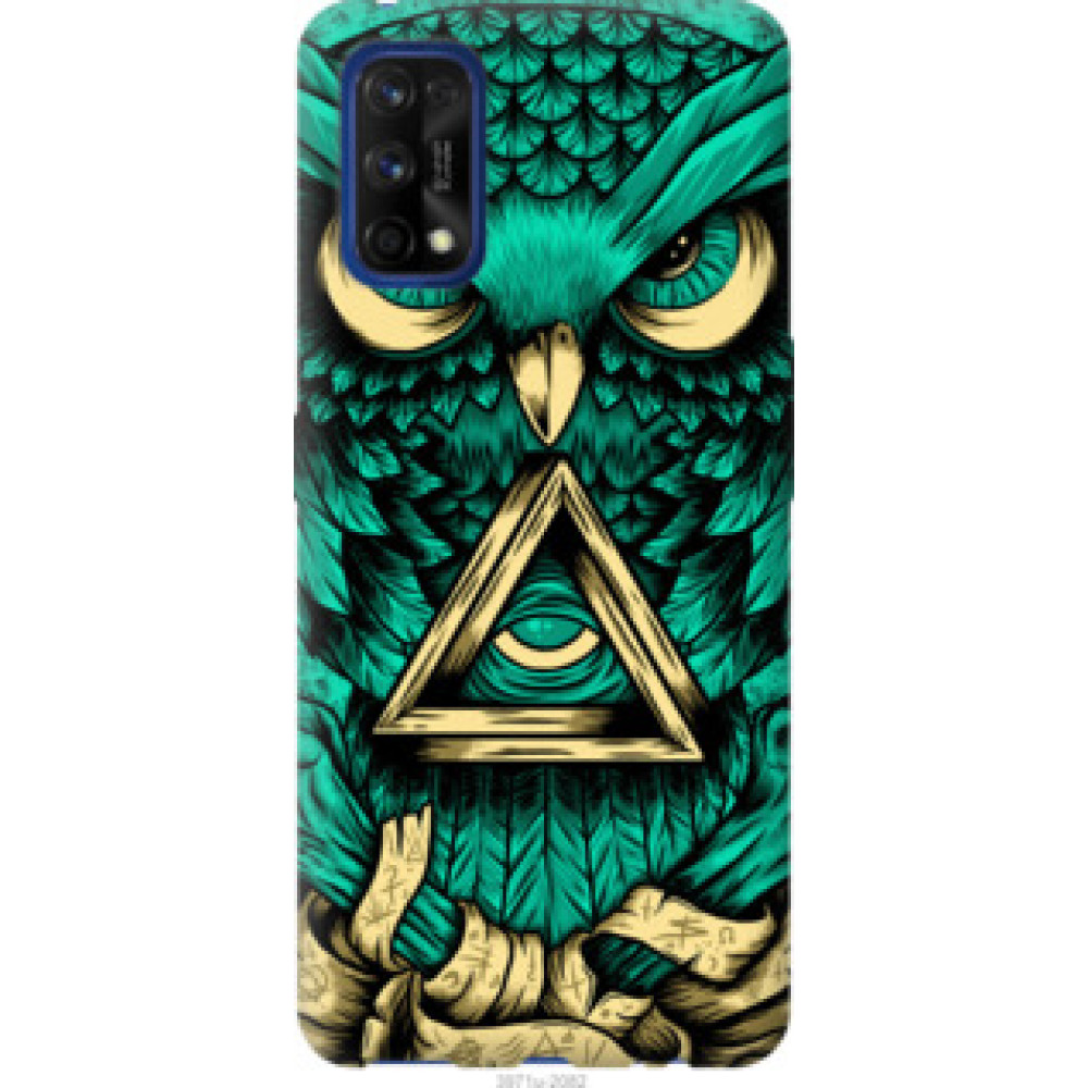 Чохол на Realme 7 Pro Сова Арт-тату (3971u-2082)