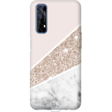 Чехол на Realme 7 Пастельный мрамор (4342u-2081)